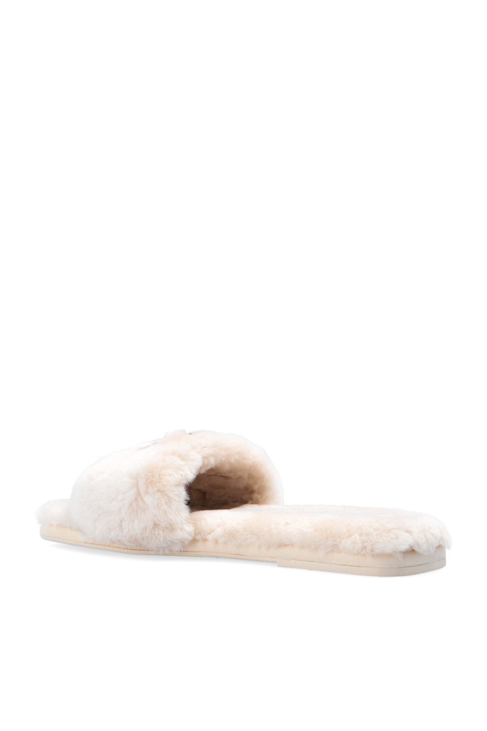 Tory burch hot sale fur slippers